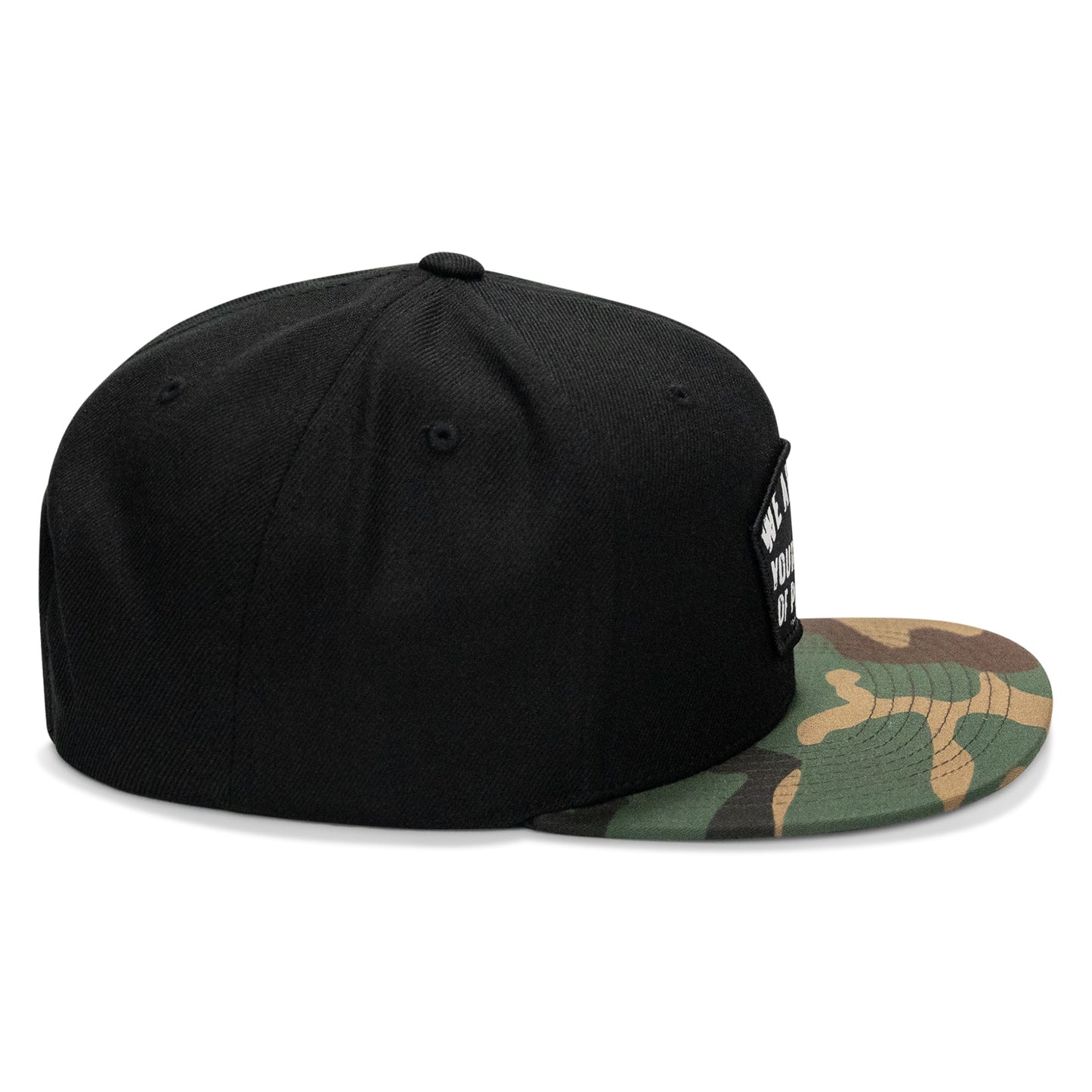We Are Not Your Kind Of People Patch Flatbill Snapback Hat