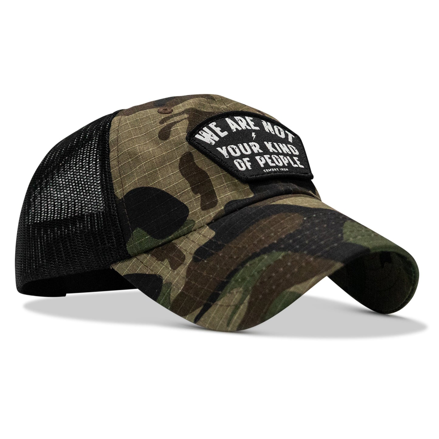 We Are Not Your Kind Of People Patch Tactical Ripstop Mesh Snapback Hat