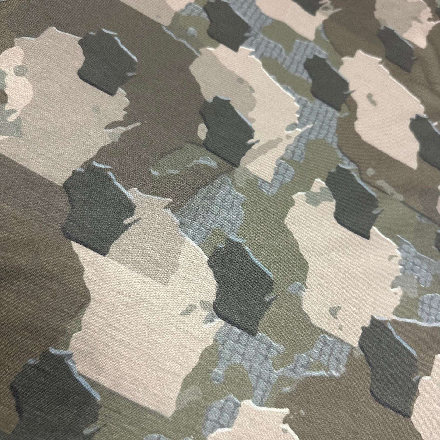Wisconsin Camo - Long Sleeve Shirt