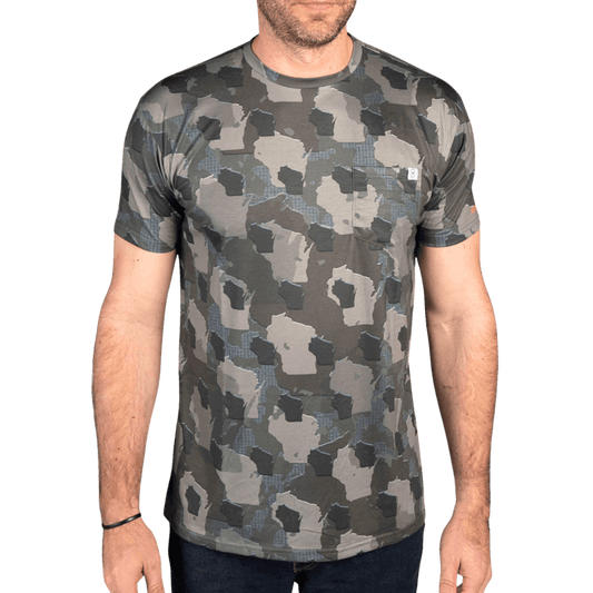 Wisconsin Camo - Short Sleeve Shirt
