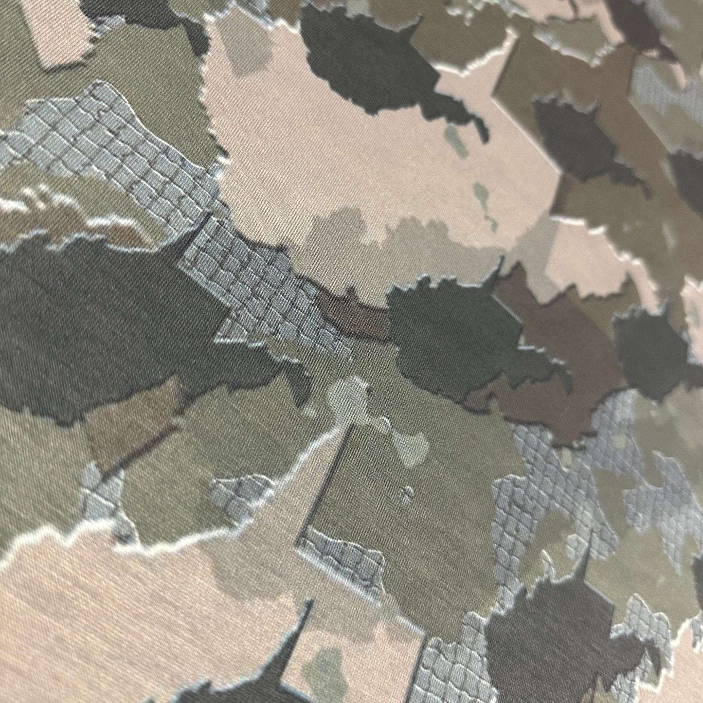 West Virginia Camo - Zip Up Hoodie