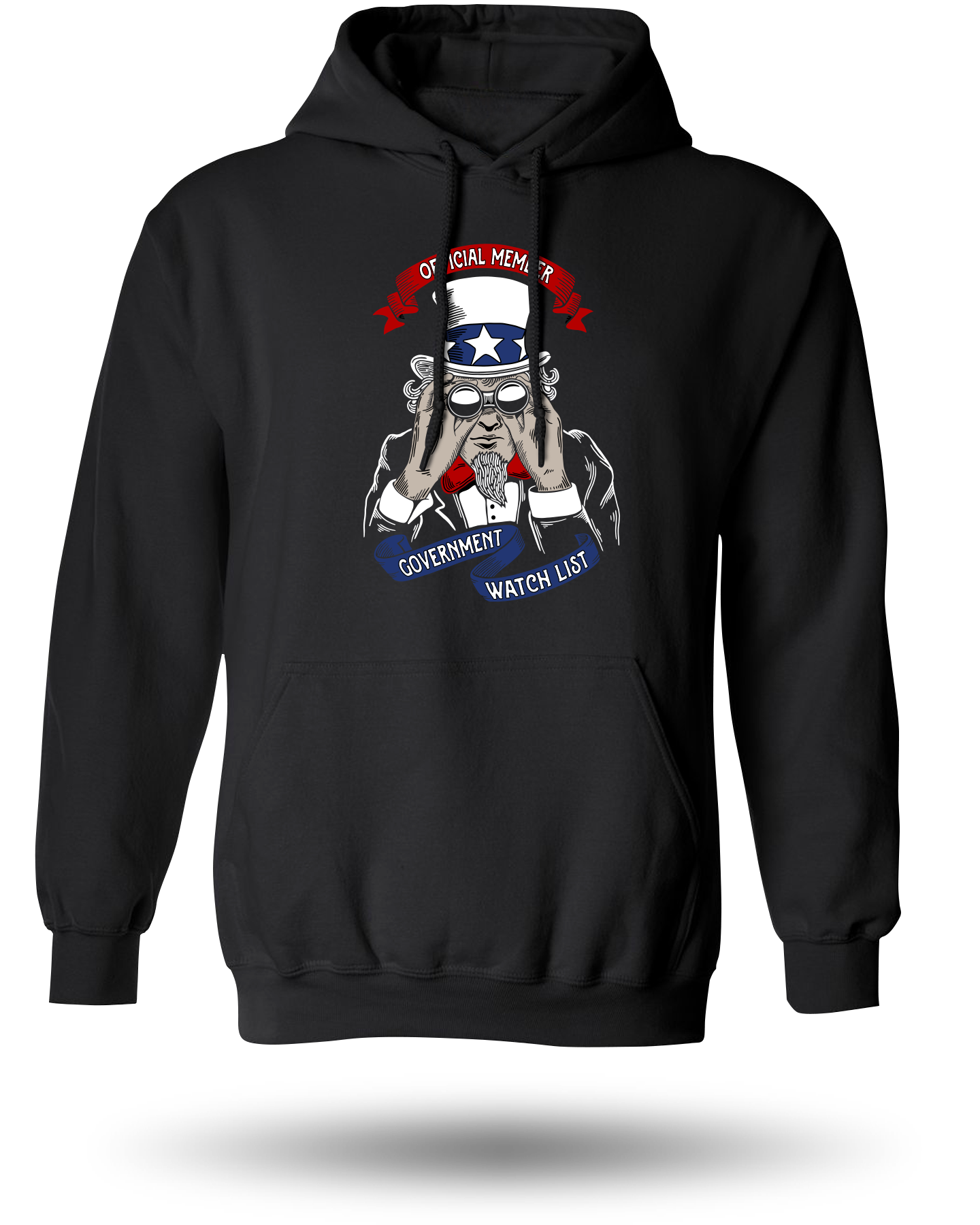 GOVERNMENT WATCHLIST OFFICIAL MEMBER HOODIE (SM - MD, 2XL, & 4XL - 5XL)