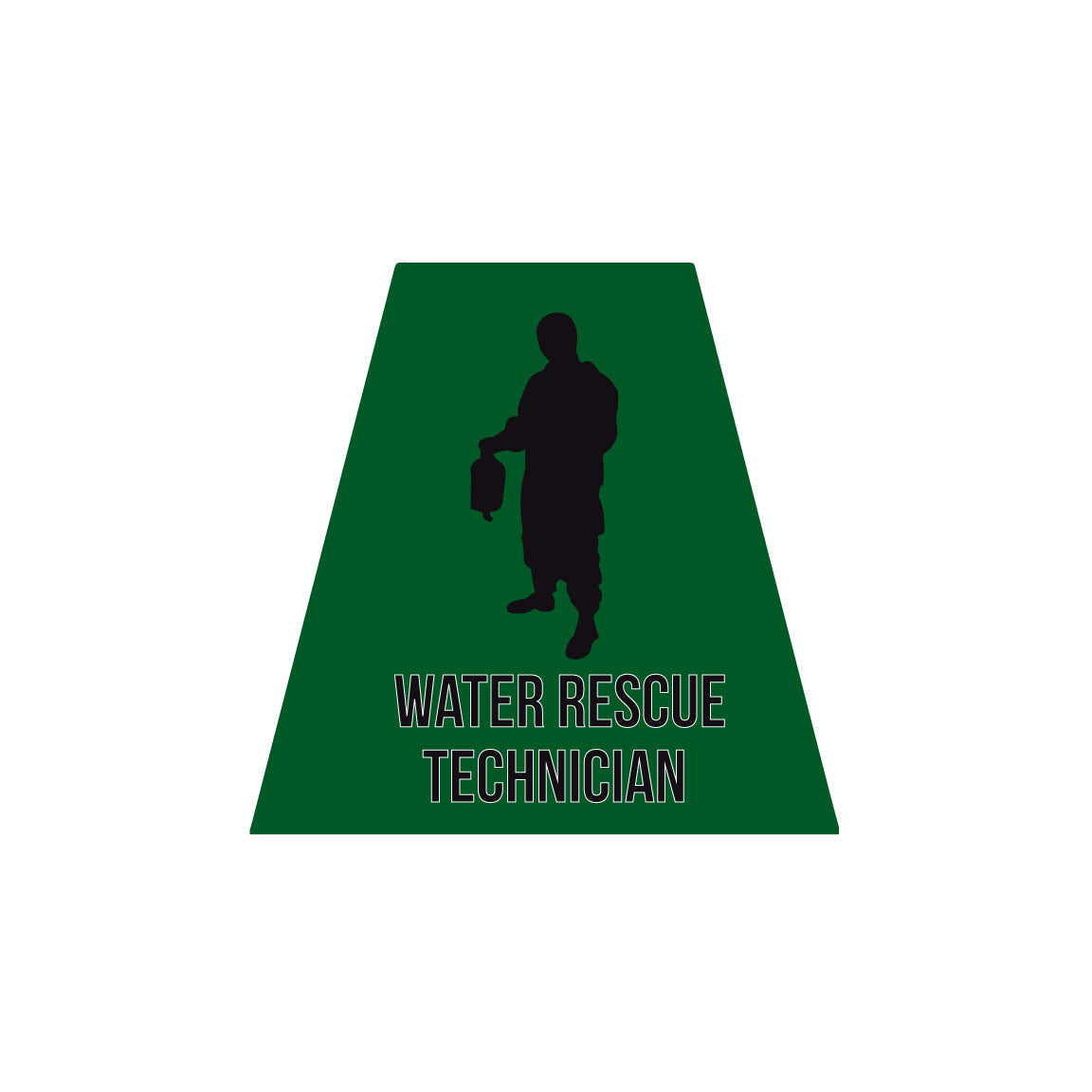 WATER RESCUE TECHNICIAN REFLECTIVE HELMET (TET) TETRAHEDRON