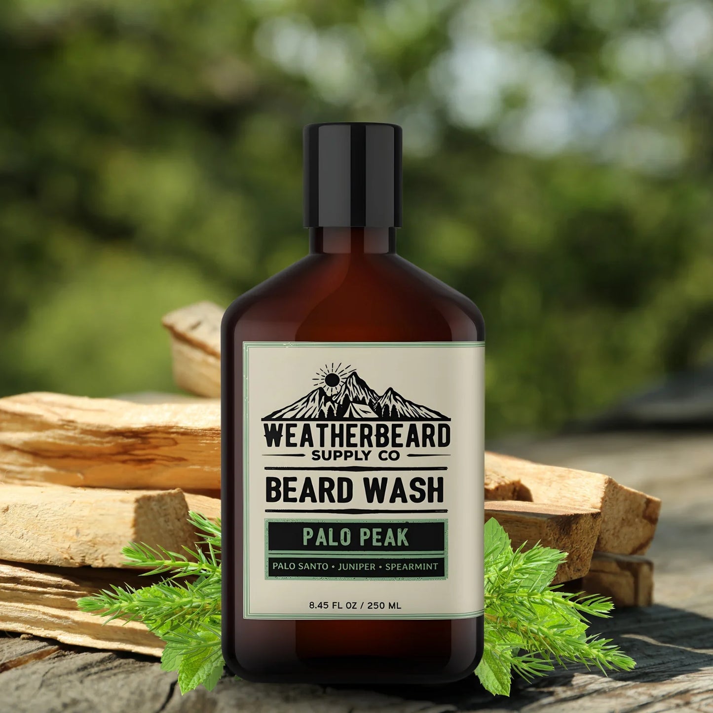 Palo Peak Beard Wash - Palo Santo, Juniper Berry, Spearmint