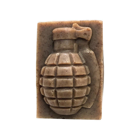 Whiskey & Bad Decisions Natural Grenade Soap (Spice, Vanilla)