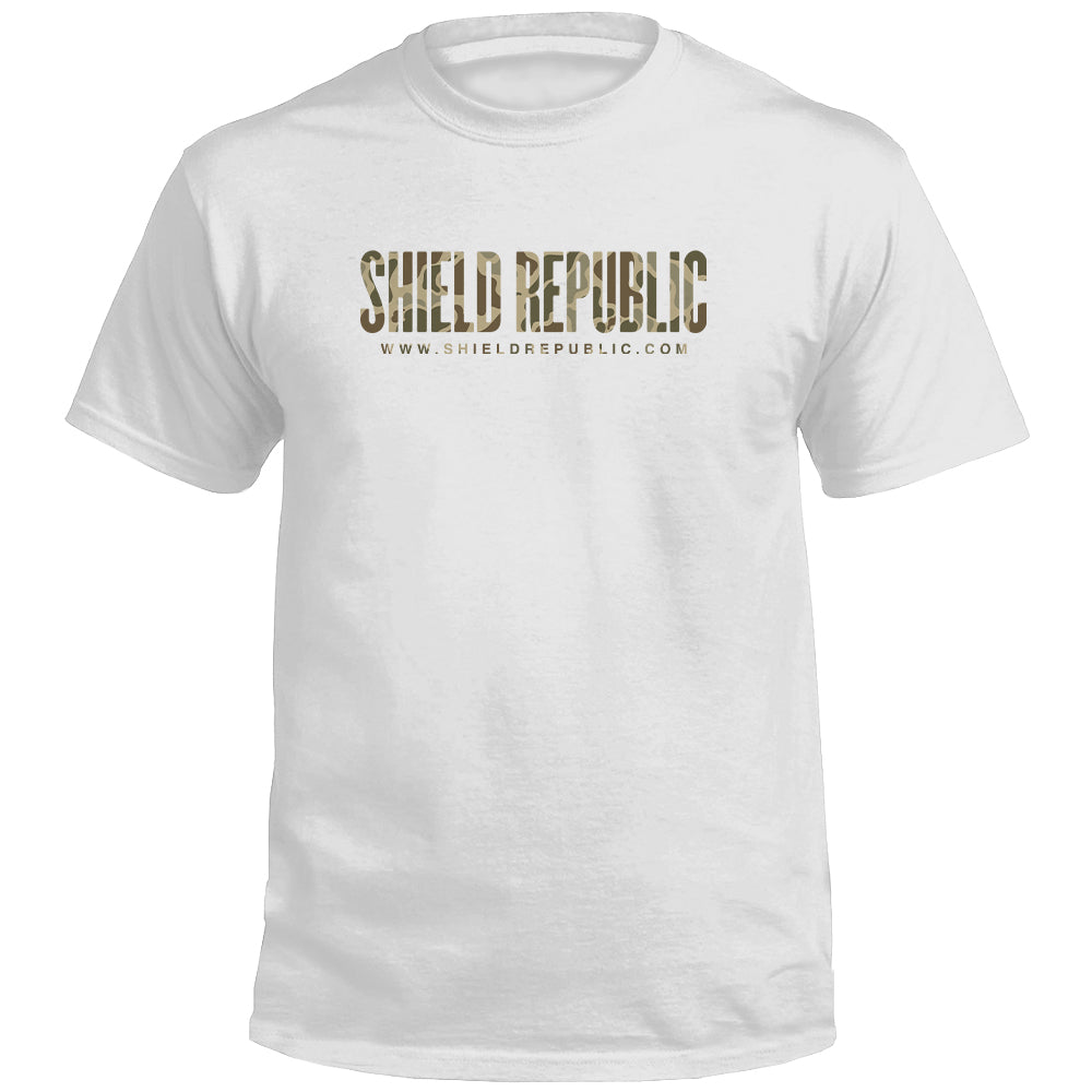 Shield Republic Duck Camo Banner Text (Front)