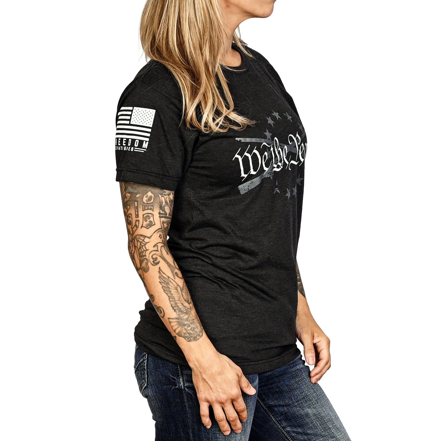 Women's We the People Boyfriend Fit Patriotic T-Shirt