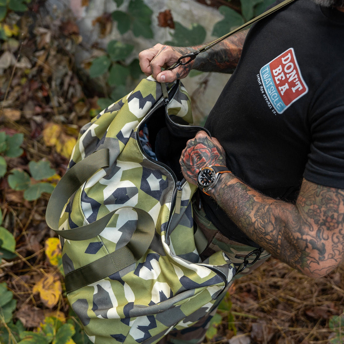 Waterproof XL 57.5L Waxed Duffle Bag