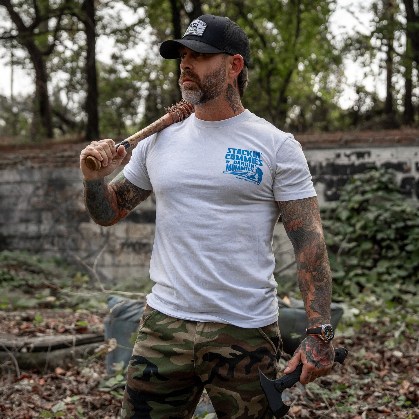 Stackin' Commies & Bangin' Mommies Men's T-Shirt