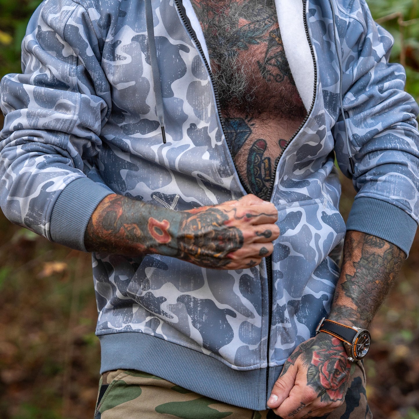 Men's Zip Up Fleece Lined Hoodie 2.0