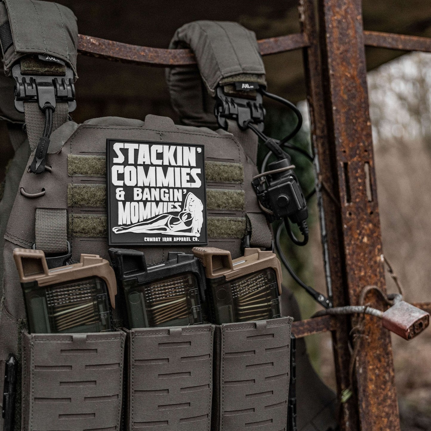 Stackin' Commies & Bangin' Mommies PVC Patch