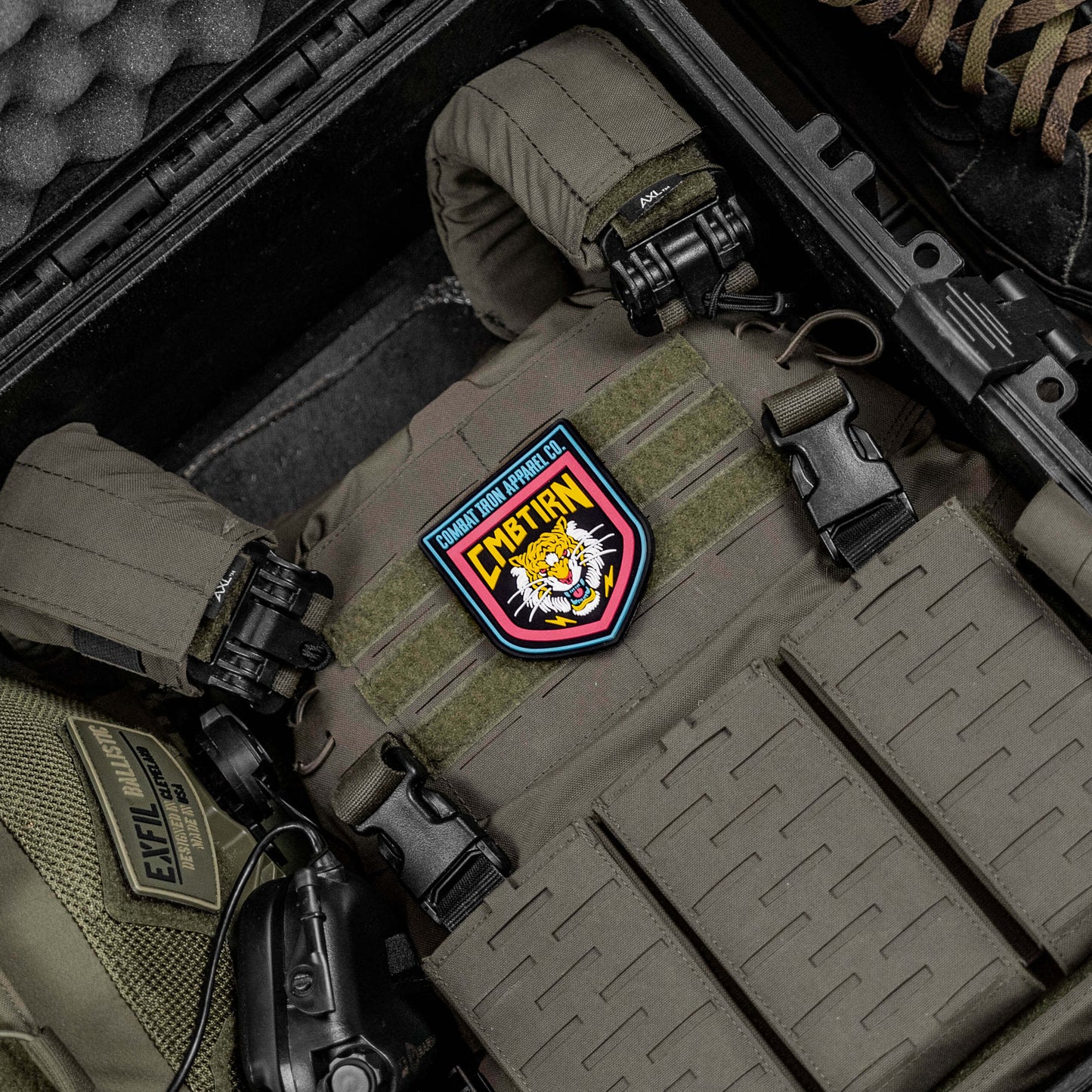 Lion Branded PVC Velcro Patch