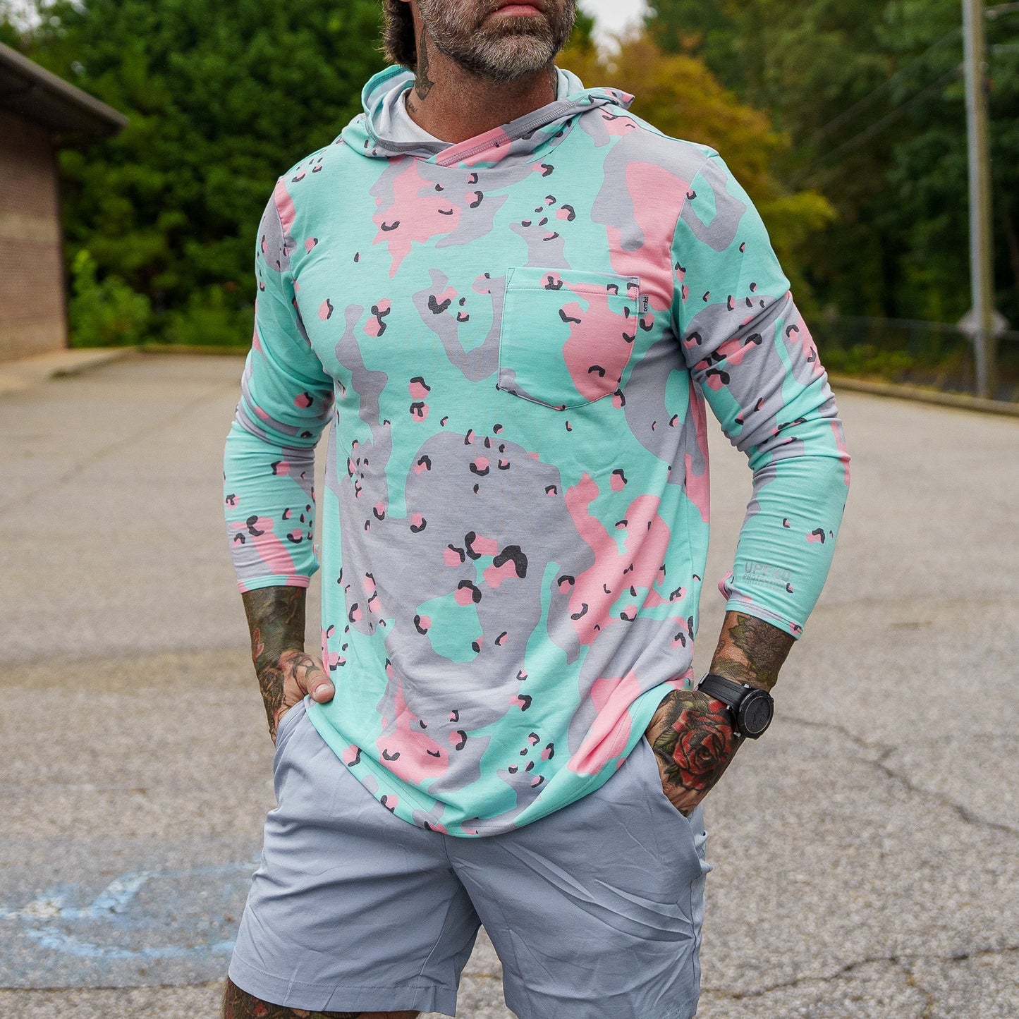 Men's Outdoors Long Sleeve Performance Hoodie