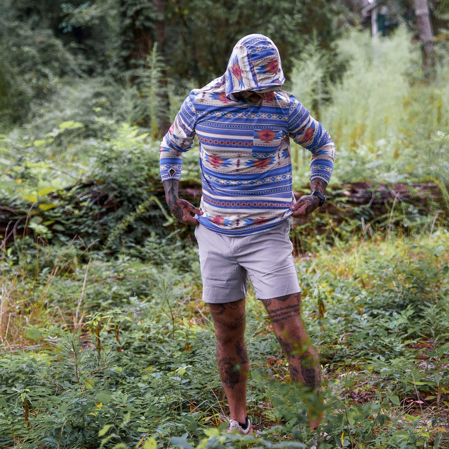 Men's Outdoors Long Sleeve Performance Hoodie