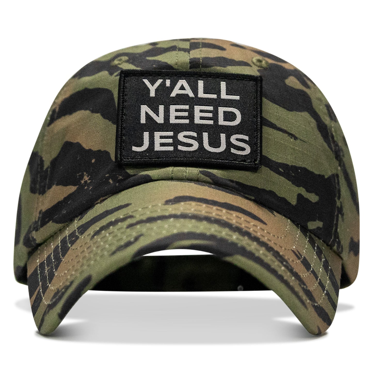 Y'all Need Jesus Patch Tactical Ripstop Mesh Snapback Hat