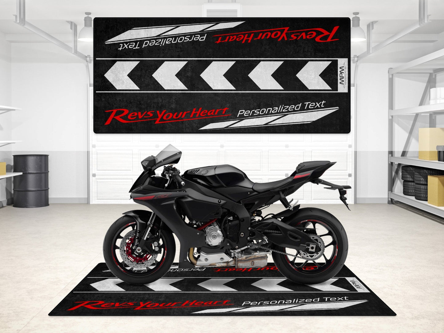 MPM Motorcycle Mat for Yamaha - MM7109
