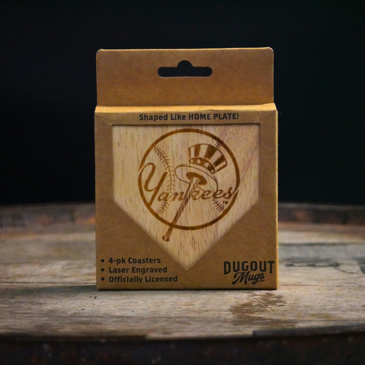 New York Yankees Dugout Mug® | Wood Coaster