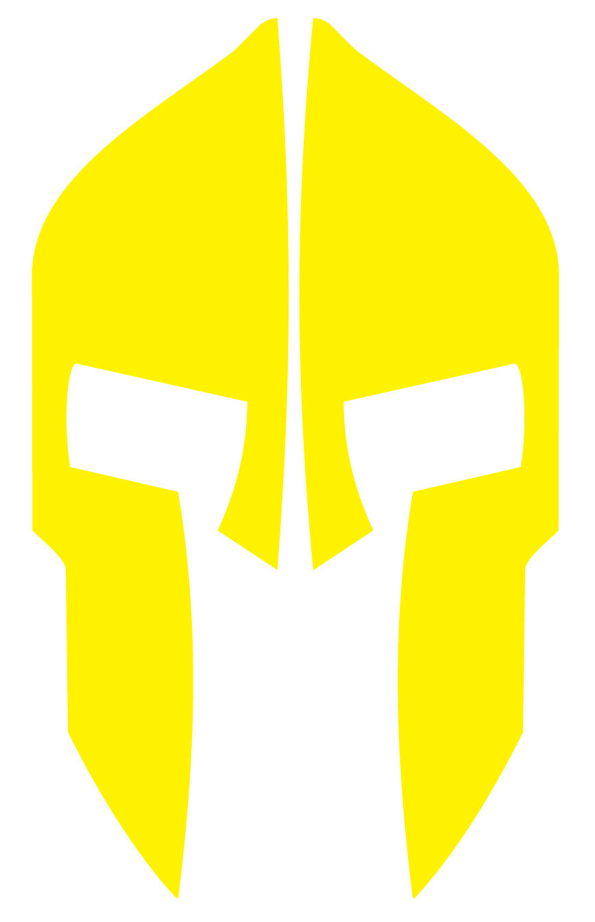 SPARTAN REAR HELMET REFLECTIVE HELMET DECAL