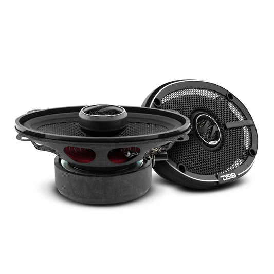 ZXI 4x6" 2-Way Coaxial Speakers with Kevlar Cone | 60 Watts RMS 4-Ohm