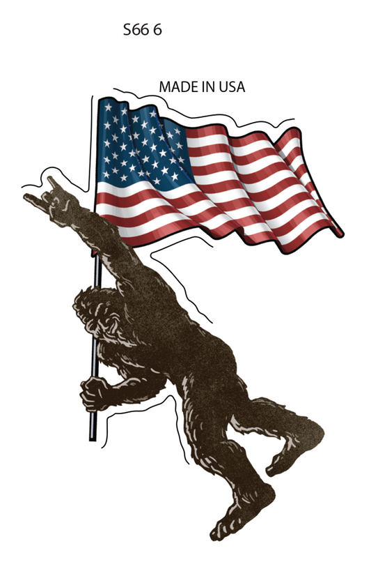 Sticker - Big Foot Flag