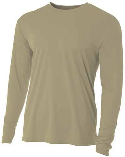 44+ UPF Cooling Performance Long Sleeve Shirts with Logo