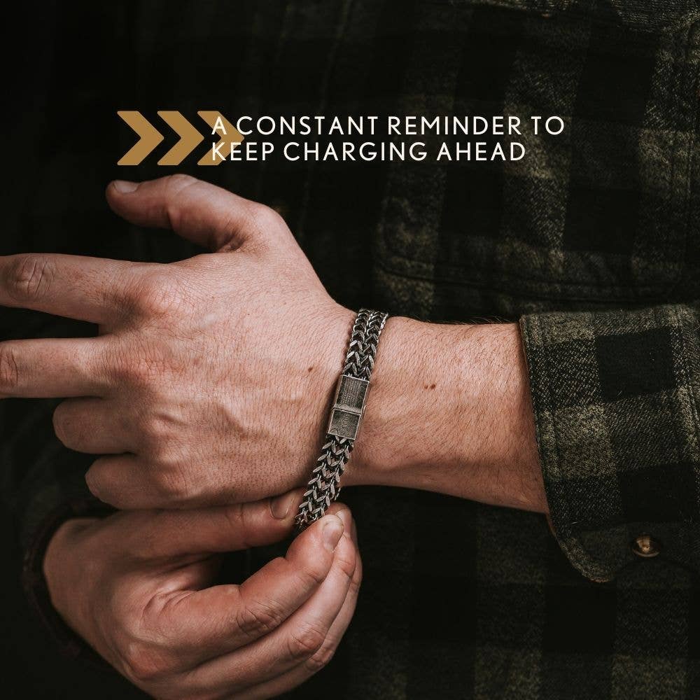 The Hero Company- Knight's Creed BELIEVE Credo Bracelet: Helps Pair Veterans with Service or Shelter Dogs