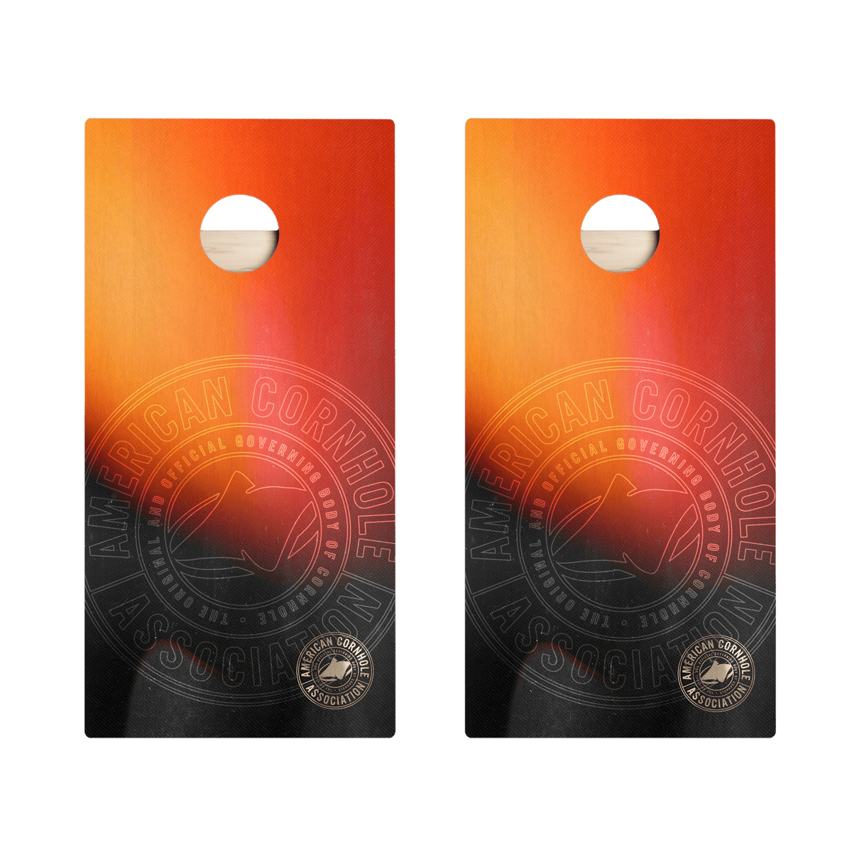 ACA Logo Rayflare Star Cornhole Boards