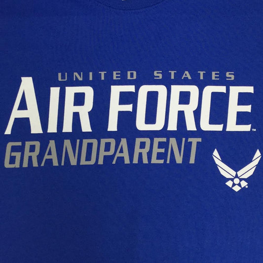 United States Air Force Grandparent T-Shirt (Royal)