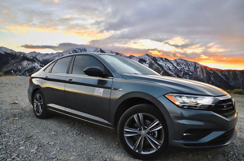 American Flag Magnets - Metallic Grey