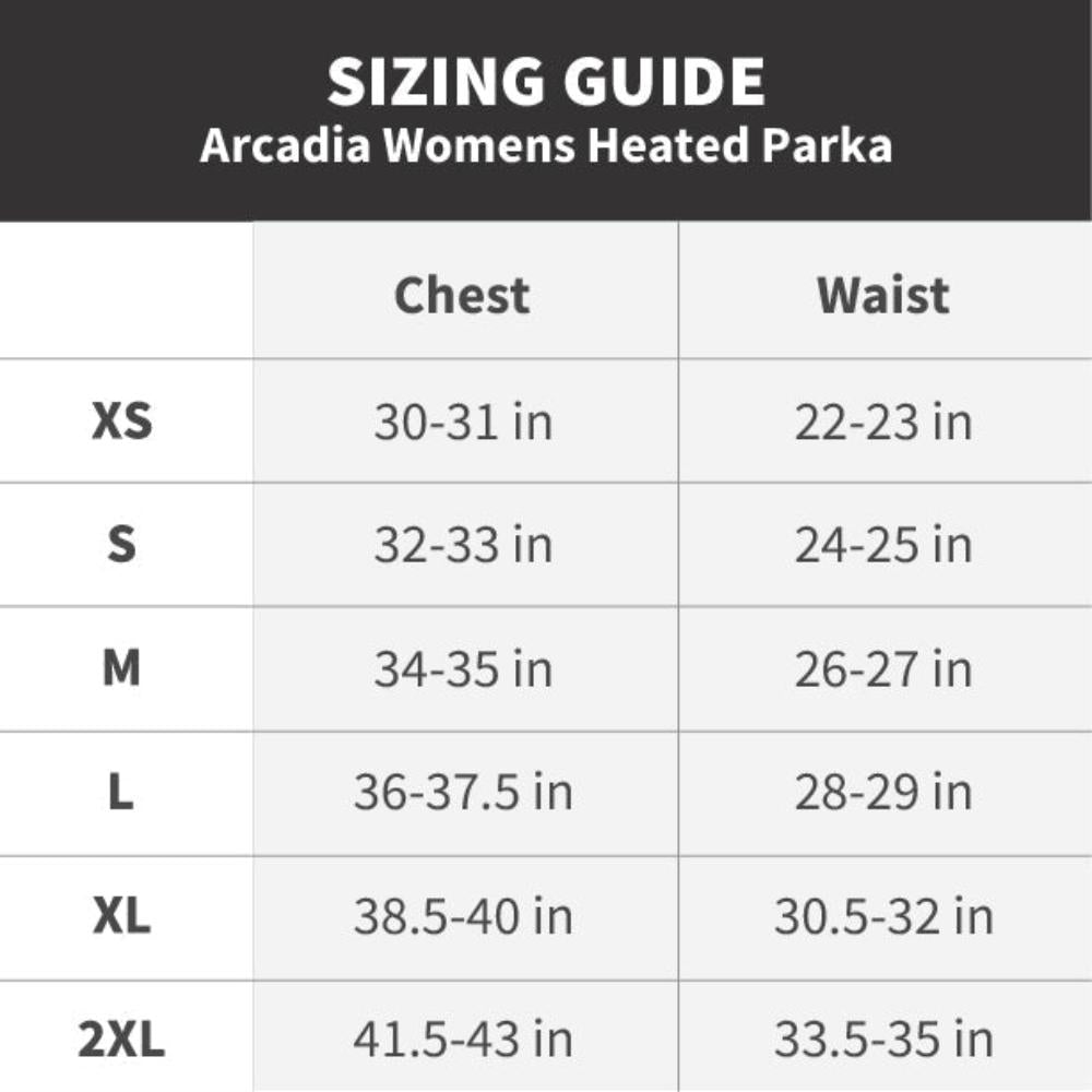 Arcadia Women's Heated Parka