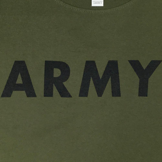 Army Ladies Logo Core T-Shirt (OD Green)