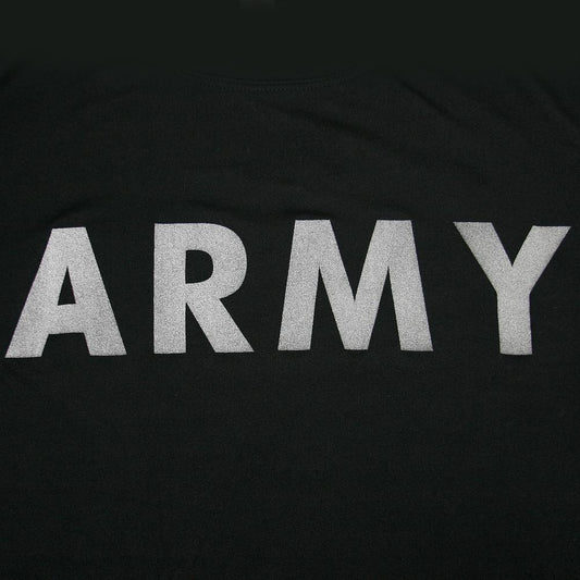 Army Long Sleeve Performance T (Black)