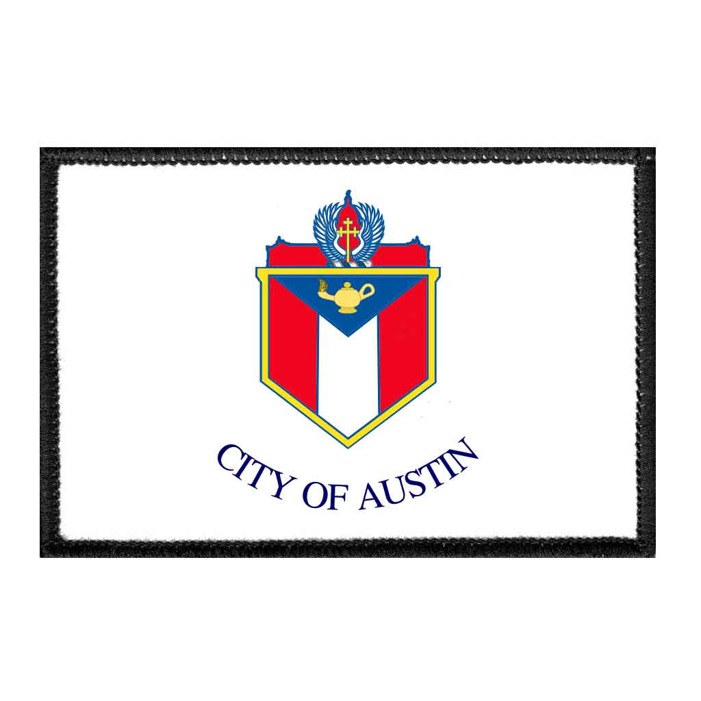 Austin City Flag - Color - Removable Patch