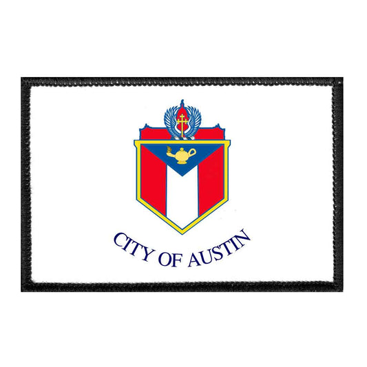 Austin City Flag - Color - Removable Patch