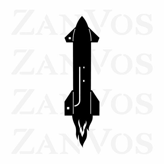 Spaceship Wall Art V2