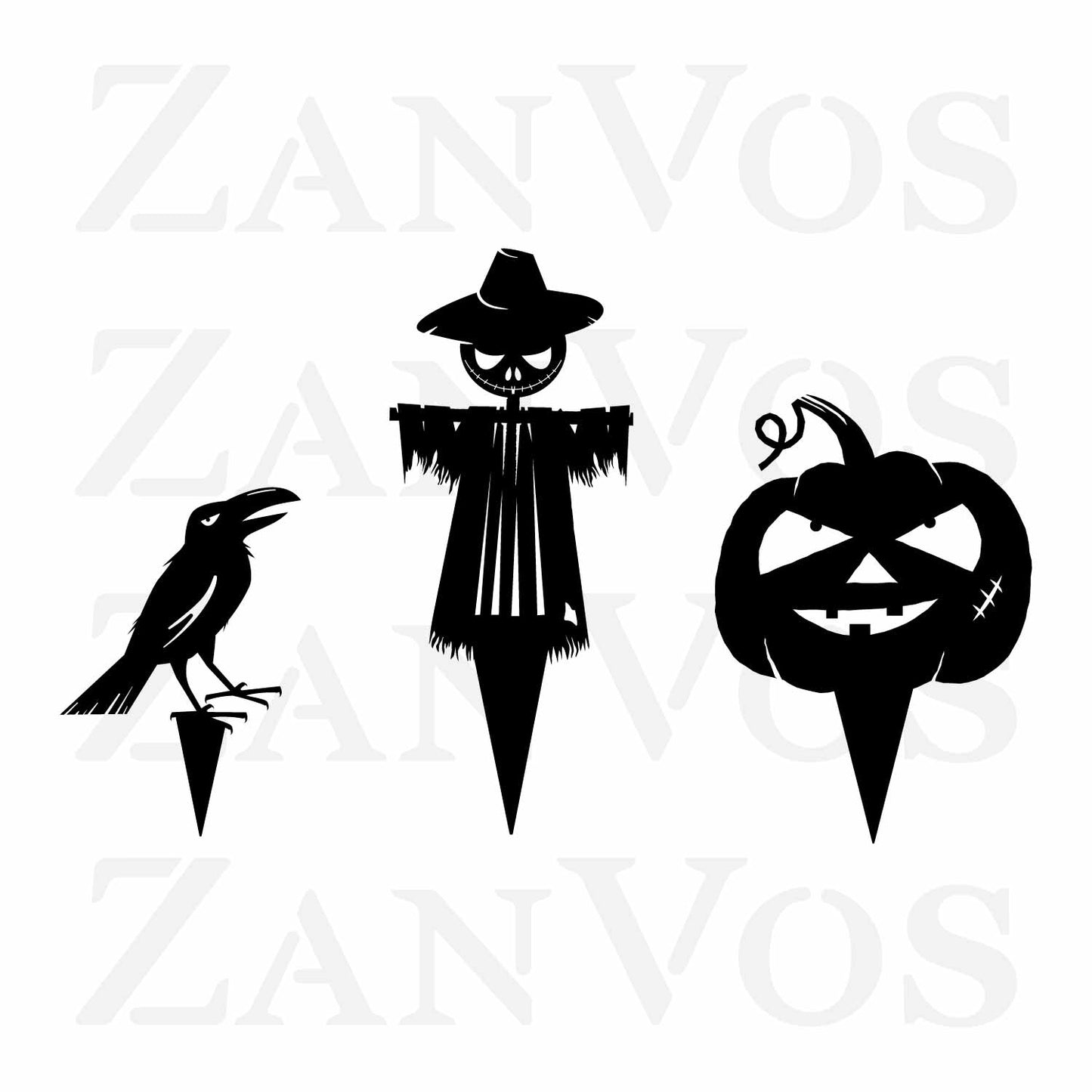 Halloween Yard Stakes (3 Pack)