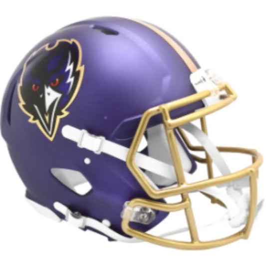 Baltimore Ravens Full Size Authentic Speed Football Helmet 2024 On-Field Alternate - NFL