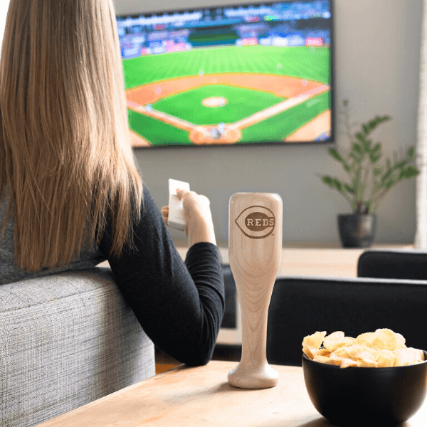 Cincinnati Reds Wined Up® | Baseball Bat Wine Mug