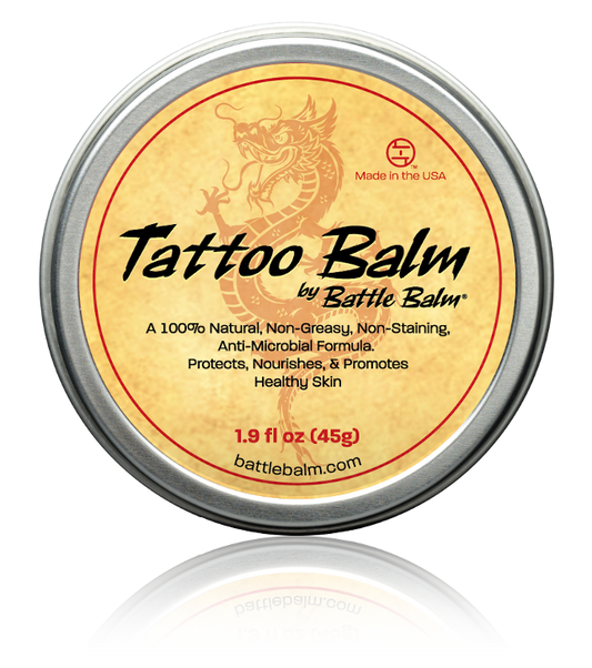 Battle Balm® Tattoo Balm - Tattoo Healing, Moisturizer, & Skin Repair Cream