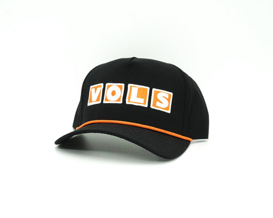 Black Athletic VOLS Stadium Letters
