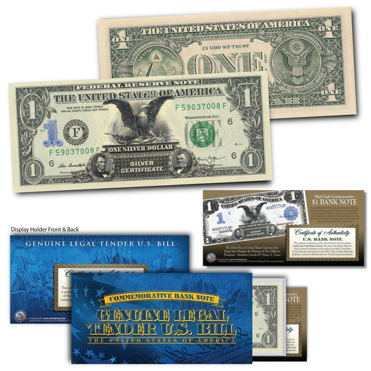 "Black Eagle" - Genuine Legal Tender U.S. $1 Bill