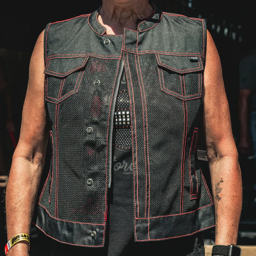 Jessica Moto Mesh Women's Motorcycle Vest