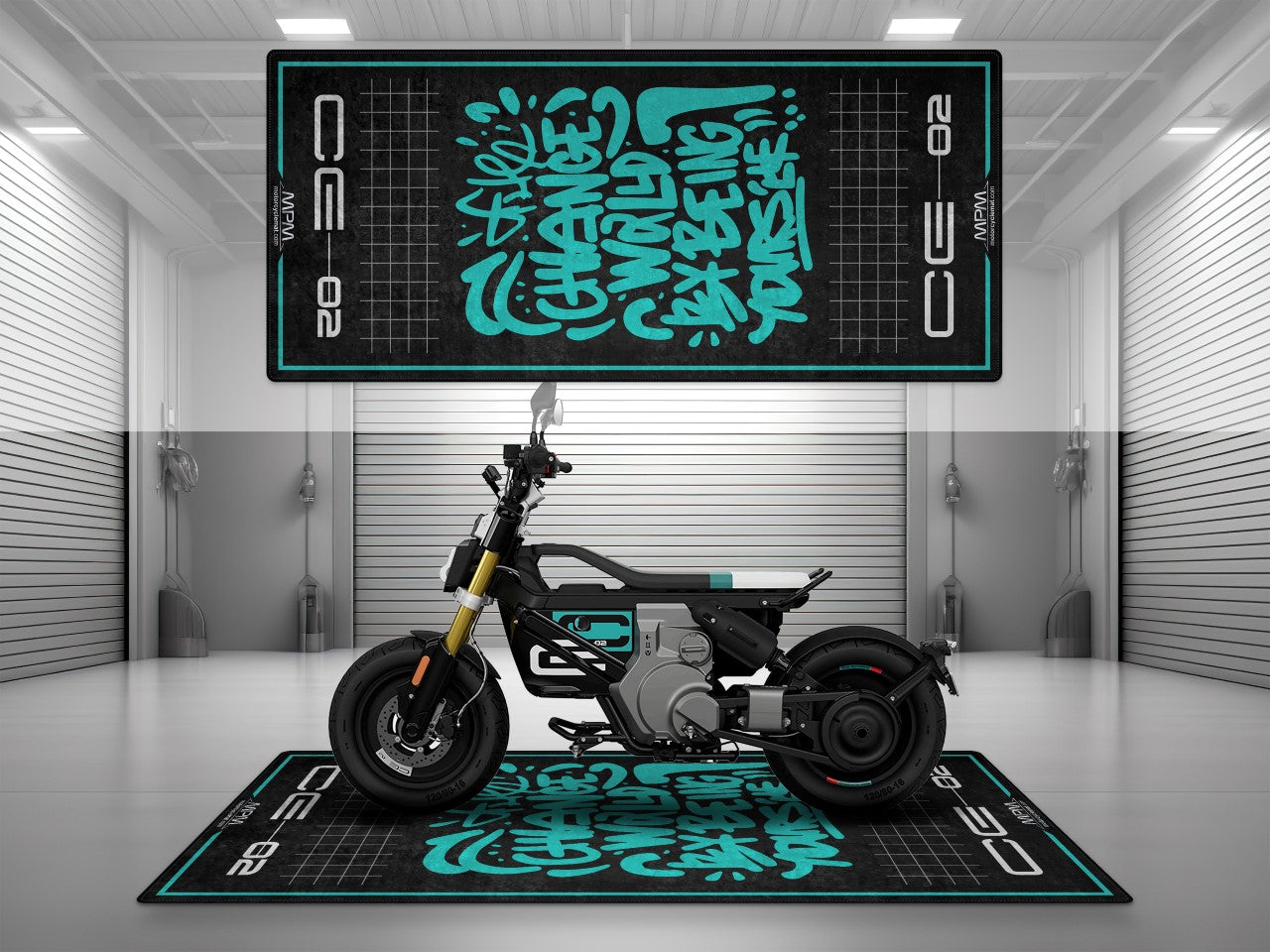 MPM Motorcycle Mat for BMW CE02 - MM4102