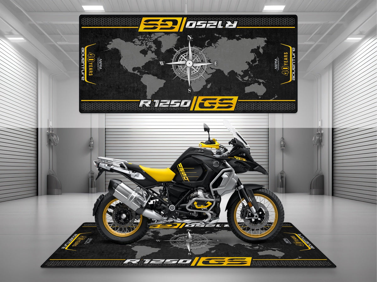 MPM Motorcycle Mat for BMW R1250 GS 40th Years Anniversary Adventure - MM7248