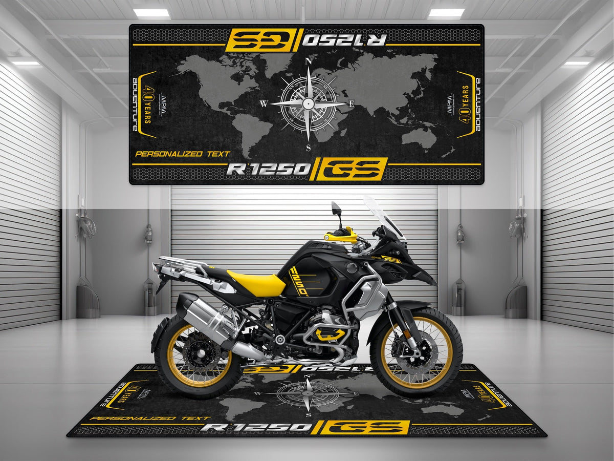 MPM Motorcycle Mat for BMW R1250 GS 40th Years Anniversary Adventure - MM7248