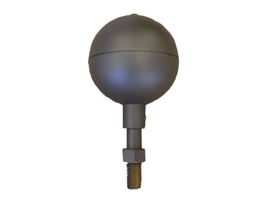 3" Aluminum Black Ball Flagpole Topper - Bronze Finish