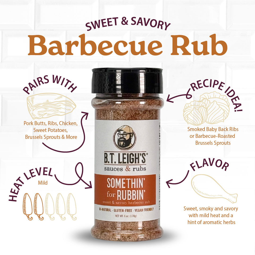 Somethin' For Rubbin' - Sweet & Savory Barbecue Rub