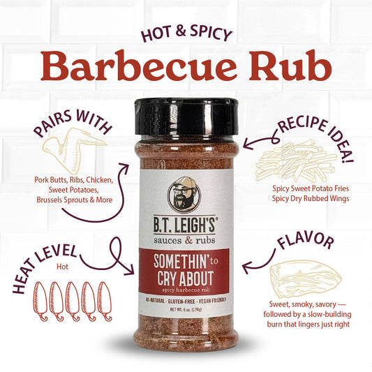 Somethin' To Cry About - Sweet & Spicy Barbecue Rub