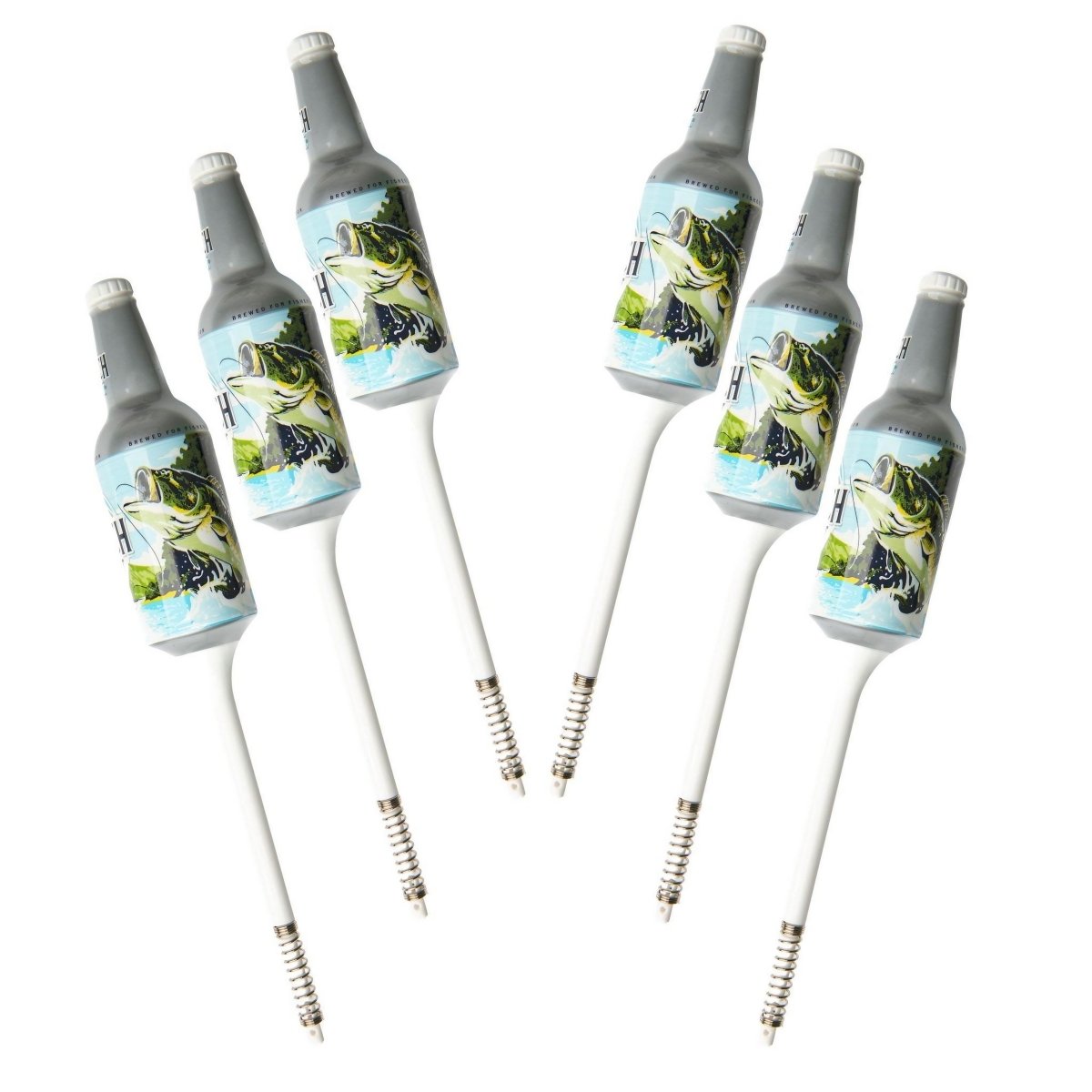 Busch Light Fishing Bobbers (6 Pack) – Funny Beer Bottle Lures – Father's Day Gift for Men