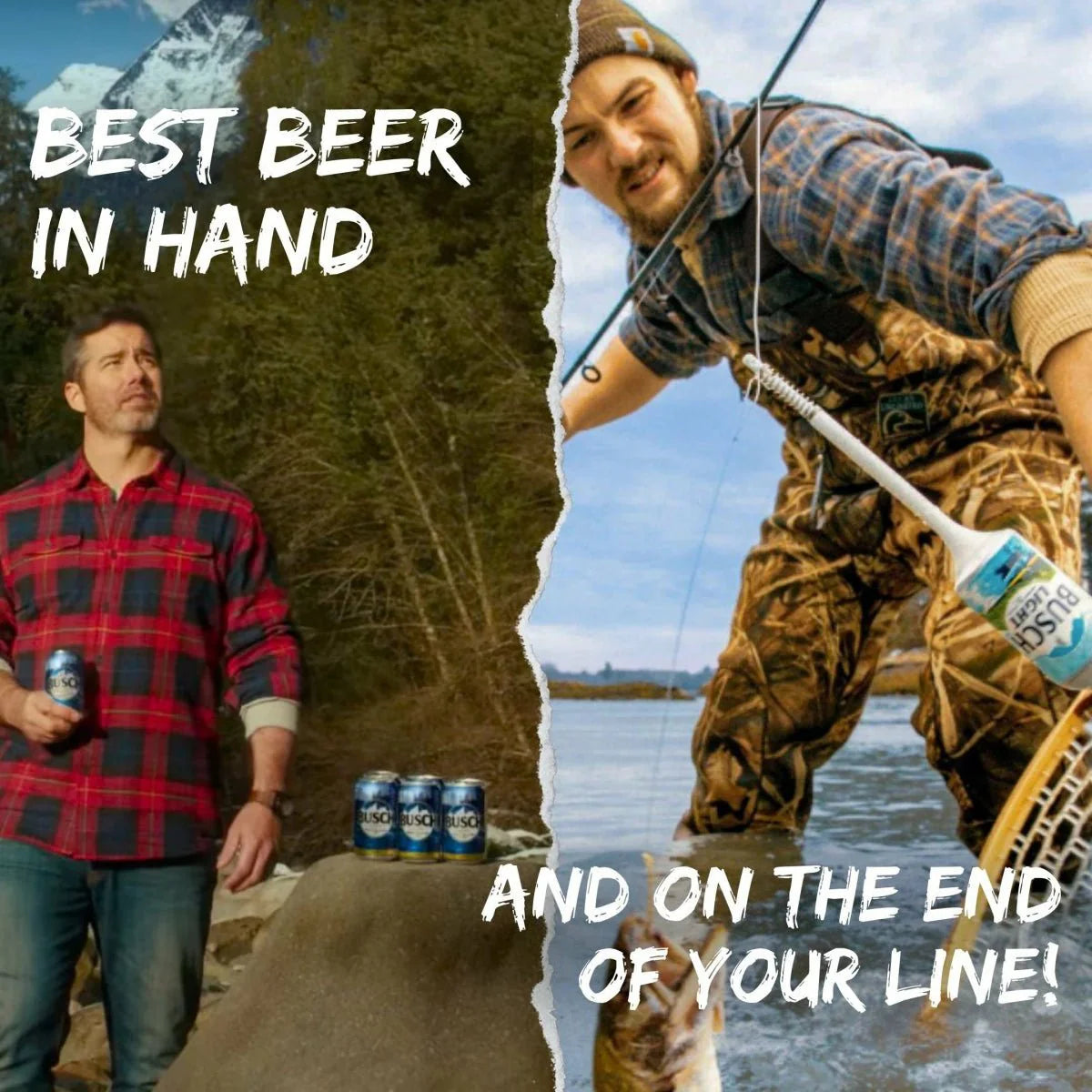Busch Light Fishing Bobbers (2 Pack) – Fully Functional Beer Bottle Lures – Funny Fishing Gift for Men